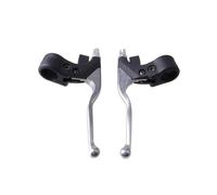 Leve Freno Frizione Per 47cc Per 49cc Scooter ATV Quad Mini Moto Ricambi Moto Leva Freno Sinistra/destra 7/8'' 22mm(1 Pair-Silver)