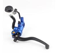 Leve Freno Frizione Per Kawasaki Per Suzuki Moto Freno Scooter Frizione PX1 Pompa Freno Leva Radiale 17,5mm Cilindro Maestro Installazione 22mm Leve Frizione Freno(Blue Left)
