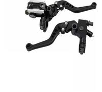 Leve Freno Frizione Per Kit Leva Frizione Freno Idraulico Manopola Acceleratore 7/8" E Cilindro Principale 22 Mm Accessori Conversione Manubrio Motocicletta(Black)