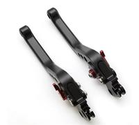 Leve Freno Frizione Per Vespa PX 125 150 200 Per Star Per Stella Per LML T5 Leva Freno Frizione Moto Regolabile Alluminio CNC Leve Freno Tamburo Anteriore Posteriore(Nero)