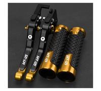 Leve Freno Frizione Per YAM&AHA MT125 MT 125 MT-125 2014-2025 Leva Freno Frizione Moto Manubrio Manopole(Gold2)