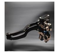 Leve Freno Frizione Pompa Freno Frizione Idraulica Pompa Freno Motocicletta Protezione Anticorrosione Adatta Frizione Universale Per Moto manopola frizione(L black)