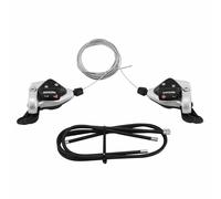 Leve freno mtb p2r indice rapido push-pull 3x7v. (coppia) compatibile con shiman