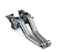 Leve frizione Compatibile Con Per Ninja250SL 2015-2018 Per Ninja250R 2008-2024 Leva Di Controllo Della Frizione Del Freno Regolabile CNC Per Moto(Silver-Blue)
