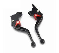 Leve frizione Compatibile Con Per ZX6R 2005-2006 CNC Moto Leva Freno A Tamburo Anteriore Posteriore Regolabile Frizione(Black,147mm)