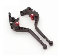 Leve frizione Compatibile Con Per ZX6R 2005-2006 CNC Moto Leva Freno A Tamburo Anteriore Posteriore Regolabile Frizione(Black,177mm)