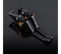 Leve frizione Compatibile Con Suzuki Per V-Strom 650 2004 2005 2006 2007 2008 2009 2010 Accessori Per Moto Leve Freno E Frizione Corte Regolabili CNC(Black-Yellow)