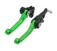 Leve Frizione Freno 3 Dita Maniglie Antirottura Motocross per Kawasaki KLX125