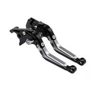 Leve Frizione Freno Per Benda Per LFC700 Per LFC 700 2024 Ricambi Accessori Moto Set Leve Freno Frizione Leve Manubrio Pieghevoli Regolabili Leva Freno Moto Leve Frizione(C-Silver)