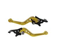 Leve Frizione Freno Per Scooter Per D7YA Freno A Doppio Disco Regolabile Accessorio Per Modifica Moto Leva Freno A Doppio Disco Leva Freno Moto Leve Frizione(Gold)