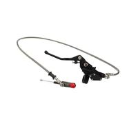 Leve frizione pieghevole idrauliche Cilindro schiavo Master 1200mm compatibile con CR CRF YZ YZF KX KXF 125 140 250cc Vertical Motorcycle(Black)