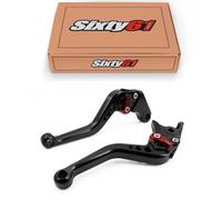 Leve Kawasaki ZX6R 2007-2016 2017 2018 Regolabili Nere Freno Frizione Corte Set