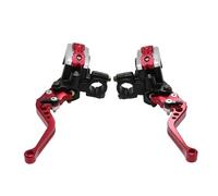 Leve per Frizione Leva Della Pompa Della Frizione Freno Motociclo CNC 7/8 "Leva Della Maniglia Del Cilindro Principale Idraulico Adatta Per La Maggior Parte Motocicli Leva Freno Leve Frizione(Red)