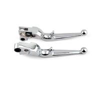 Leve per Frizione Moto Leva Di Frizione Del Freno Per Sportster Per XL 883 1200 Per Touring Per Dyna Maniglia Cavo Leve Del Cambio Leva Freno Leve Frizione(Chrome)
