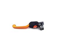 Leve per Frizione Per BREMBO 2014-2024 CNC Moto Frizione Maniglia A Leva Del Freno 1 Coppia In Lega Pieghevole 7 Marce Manubrio Regolabile Leva Freno Leve Frizione(Orange Clutch Lever)