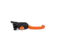 Leve per Frizione Per BREMBO 2014-2024 CNC Moto Frizione Maniglia A Leva Del Freno 1 Coppia In Lega Pieghevole 7 Marce Manubrio Regolabile Leva Freno Leve Frizione(Orange Brake Lever)