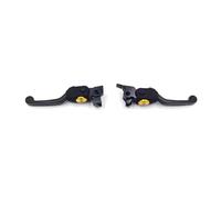 Leve per Frizione Per BREMBO 2014-2024 CNC Moto Frizione Maniglia A Leva Del Freno 1 Coppia In Lega Pieghevole 7 Marce Manubrio Regolabile Leva Freno Leve Frizione(Black Set)