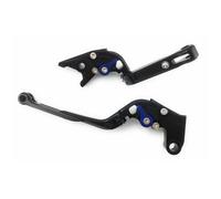 Leve Regolabili Ripiegabili Nero Blu per BUELL 1190 EBR RR RS RX SX 2012-2014