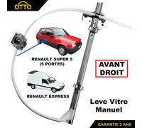 Lève Vitre Manuale Anteriore Destro Per Renault Super 5 7700774974