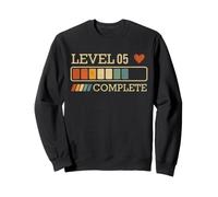 Level 05 Complete Vintage 05 Years 5th Wedding Anniversary Felpa