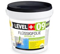 Level + 09 - Pellicola liquida speciale per balcone, terrazza, bagno e doccia, pellicola sigillante sotto piastrelle su calcestruzzo, intonaco e massetto, guarnizione liquida, impermeabile, resistente