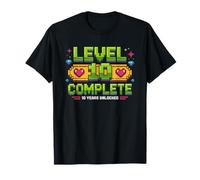 Level 10 Complete 10th Anniversary Gamer Couple Husband Maglietta