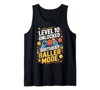 Level 10 Unlocked Birthday Baller Mode Video Game Controller Canotta