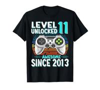 level 11 unlocked compleanno 11 anni regalo 11 anni maschio Maglietta