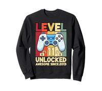 Level 11 Unlocked Video Gamer Awesome Since 2013 11th Bday Felpa