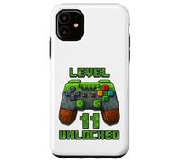 Level 11 Years Unlocked Shirt Videogioco 11 ° compleanno Tee Custodia per iPhone 11