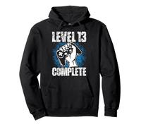 Level 13 Complete Regalo Compleanno 13 Anni Gamer Felpa con Cappuccio
