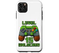 Level 15 Years Unlocked Shirt Videogioco 15° compleanno Tee Custodia per iPhone 11 Pro Max