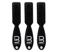 Level 3 Fade Brush Set - Kit di pennelli da barbiere per dissolvenze e formazioni - Strumento essenziale da barbiere - 3 pezzi