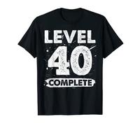 Level 40 Complete 40 Anniversario di Matrimonio Maglietta