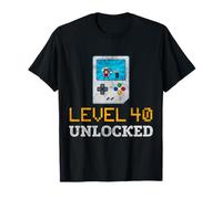 Level 40 Complete for 40th Birthday T-shirt, 40 years old Maglietta