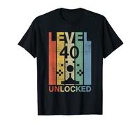 Level 40 Unlocked - Arcade Game Regalo Maglietta