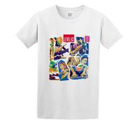Level 42 A Physical Presence Funk Digital Printed Men Adult Short Sleeve White XL