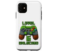 Level 6 Years Unlocked Shirt Videogioco 6° compleanno Tee Custodia per iPhone 11