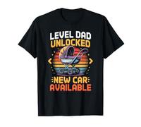 Level Dad Unlocked Pregnancy Announcement Gamer Father To Be Maglietta