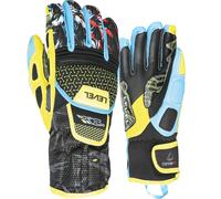 Level Guanti da sci bambino WORLDCUP CF yellow/blue 26/27 - 6,0