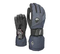LEVEL - Guanti invernali da donna Butterfly W, 7,5/SM, colore: blu/grigio