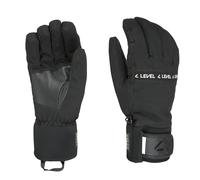 Level Hawk - Guanti Sci e Snowboard Uomo con Polsino Corto e Cinturino Regolabile, Termici Impermeabili e Traspiranti, Abbigliamento Neve per Sciatori e Snowboarder, 1 Paio