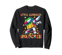 Level Kindness Unlocked Master Builder Gamer Boys Teacher Felpa