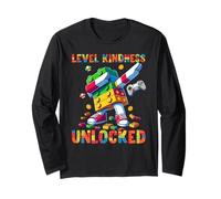 Level Kindness Unlocked Master Builder Gamer Boys Teacher Maglia a Manica