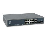 LevelOne GEP-1221 switch di rete Non gestito Gigabit Ethernet (10/100/1000) Supporto Power over Ethernet (PoE) Nero