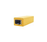 Level One GVT-1001 Convertitore multimediale di Rete 1000 Mbps Giallo