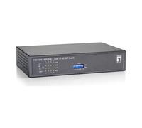 LEVEL ONE - Switch FGP-1000 8 Porte Fast Ethernet PoE 10 / 100 Mbps RJ45 con 1 Porta Gigabit Ethernet 10 / 100 / 1000 Mbps e 1 Porta SFP Unmanaged