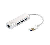 LevelOne Adattatore di rete USB USB 0503 Gigabit con hub USB