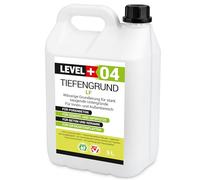 LEVEL PLUS 04 fondo profondo LF 5L, primer per pareti interne ed esterne, carta da parati, primer universale, pronto all'uso per superfici assorbenti