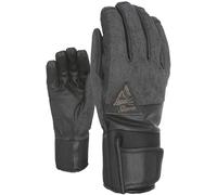 Level Rover - Guanti Sci e Snowboard in Pelle Uomo con Chiusura a Strappo, Guanti Invernali Termici Impermeabili e Traspiranti, Abbigliamento Neve Ideale per Sciatori e Snowboarder, 1 Paio